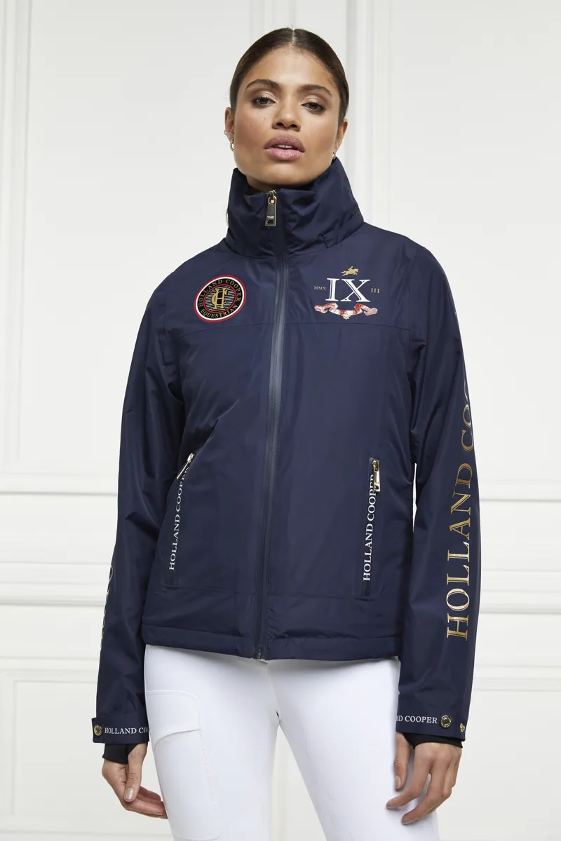 Holland Cooper Equestrian Multi-Way Team Jacket- Ink Navy-1